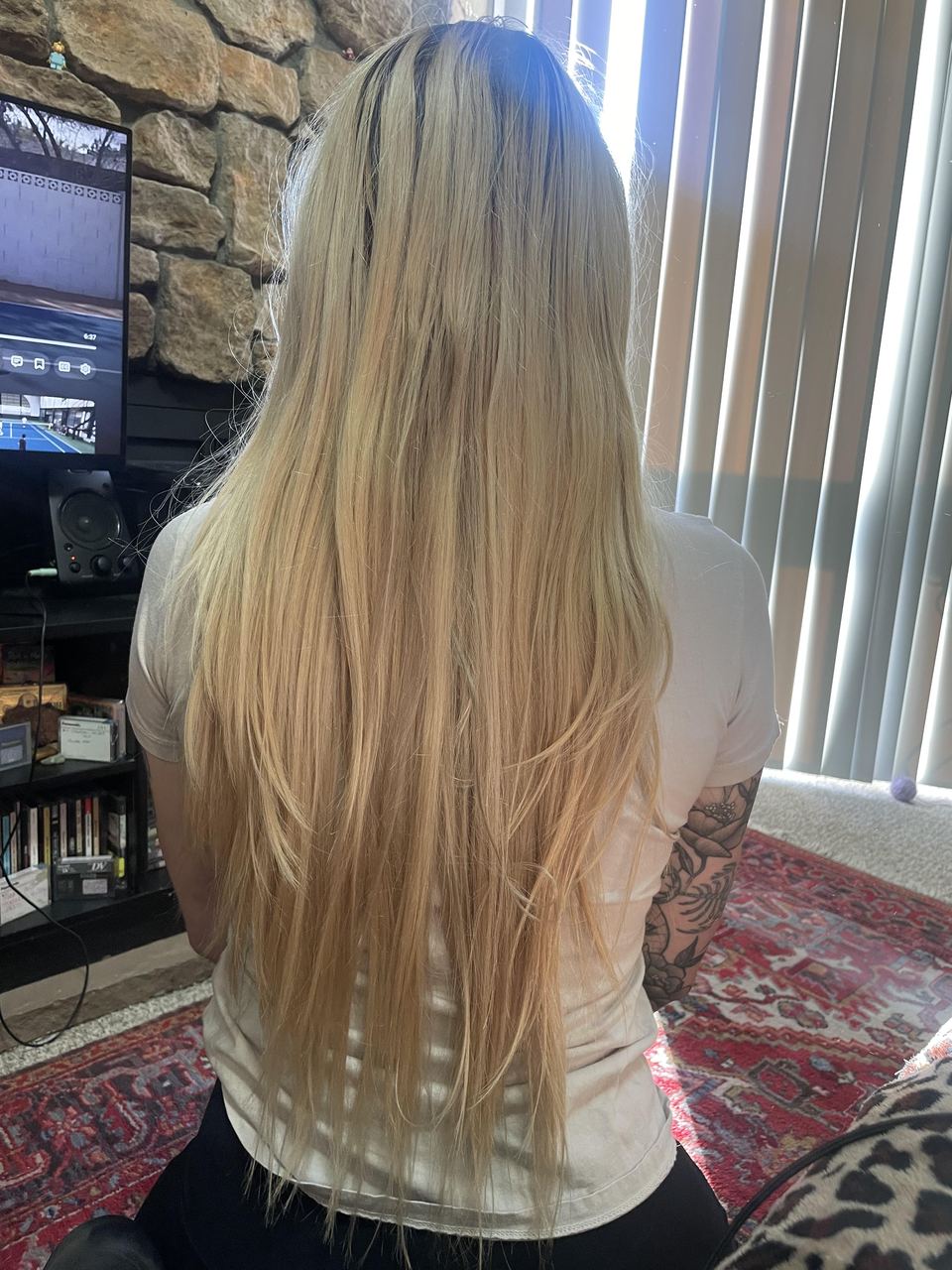 Before long blonde transformation